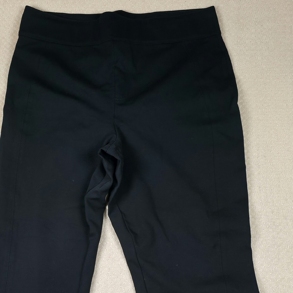 SPANX Perfect Pant Hi-Rise Flare Black‎ Ponte Tummy Control Pants Womens Plus 1X
